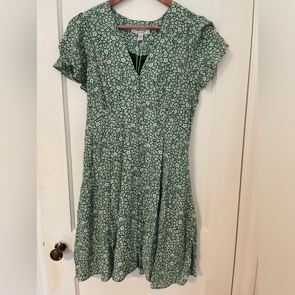 Evernew Mae Flutter-Sleeve Mini Dress - Picture 3 of 8